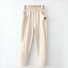 【Cotton y Lin】 Pantalones relajados cómodos