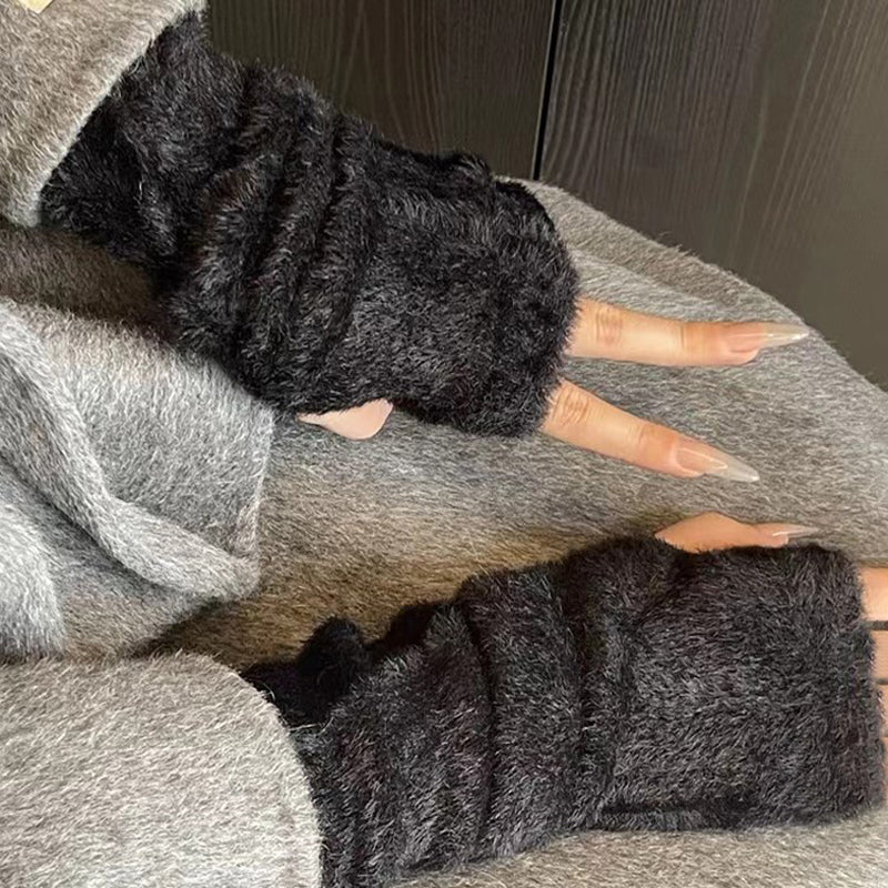 Warme Handschuhe In Unifarben