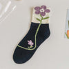 Calcetines florales casuales