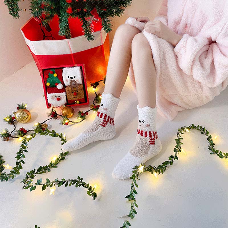 Calcetines Calientes De Navidad