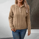 Lässiger Pullover Mit Zopfmuster