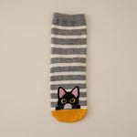 Socken Mit Cartoon-Katzenprint