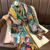 Vintage bloemenprint sjaal