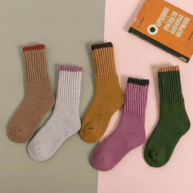 Conjunto de 5 pares de calcetines calientes