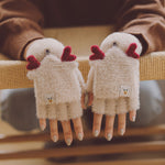 Cerf houten hete handschoenen