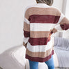 Cardigan Casual a righe