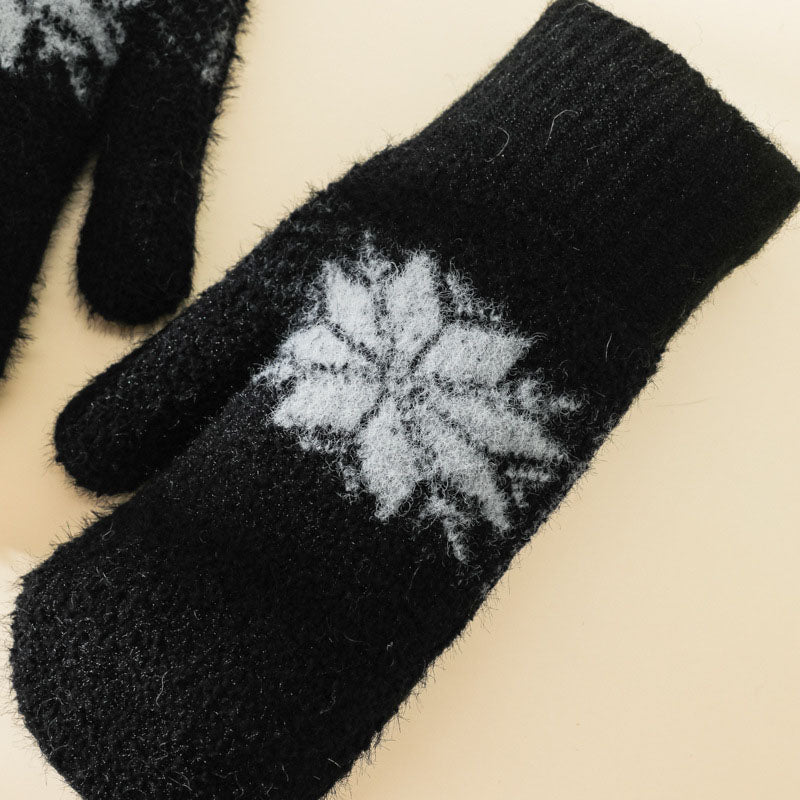 Warme Sneeuwvlokhandschoenen
