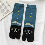 Cartoon-Tabi-Socken