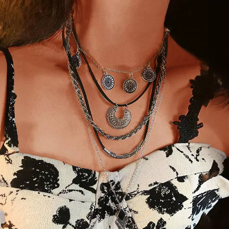 Vintage Böhmische Halskette