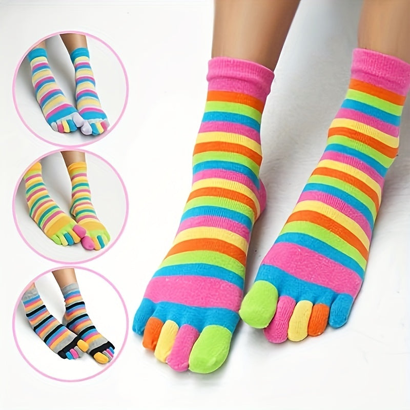 Chaussettes Colorées À Cinq Orteils