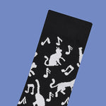 Kreative Socken Mit Katzenmuster