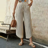 【Katoen En Linnen】Comfortabele Vrijetijdsbroek