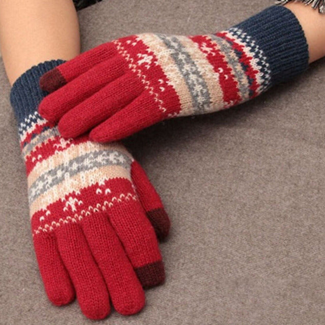 Warme Gebreide Handschoenen