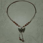 Halskette Mit Ethnischem Schmetterlingsanhänger