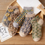 Lot De 5 Paires De Chaussettes Jacquard