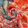 Vintage Sjaal Met Etnische Kwastjes
