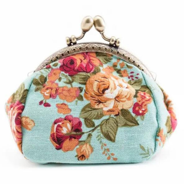 Monedero Retro Floral