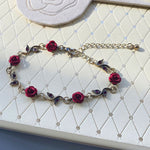 Elegante Vintage Roze Armband