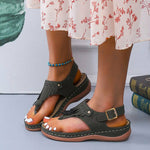 Sandales À Pampilles Décontractées Vintage